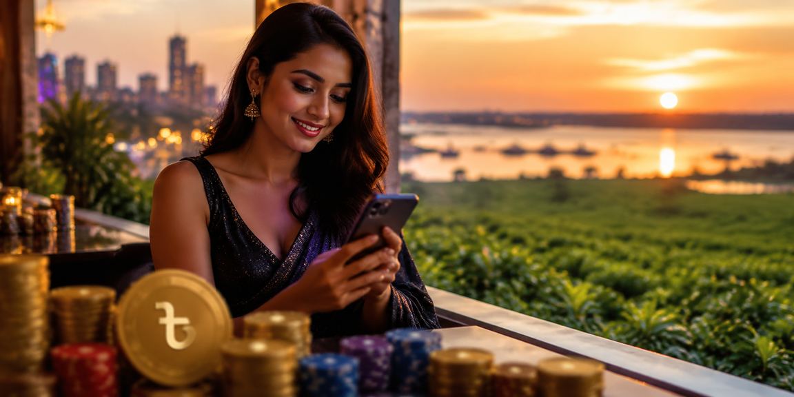 টাঙ্গুয়ার হাওড়ে মোবাইলে ক্যাসিনো খেলার দৃশ্য